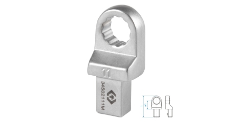 Насадка накидная серии FIT KING TONY 34502111M (11 мм, 9х12 мм)