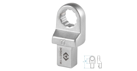 Насадка накидная серии FIT KING TONY 34502111M (11 мм, 9х12 мм)