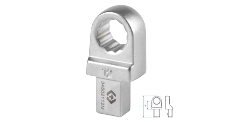 Насадка накидная серии FIT KING TONY 34502112M (12 мм, 9х12 мм)