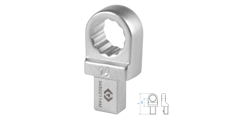 Насадка накидная серии FIT KING TONY 34502114M (14 мм, 9х12 мм)