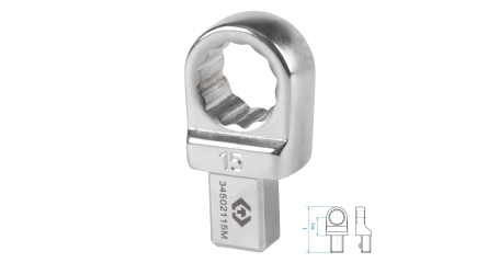 Насадка накидная серии FIT KING TONY 34502115M (15 мм, 9х12 мм)