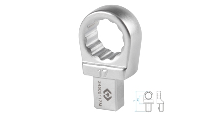 Насадка накидная серии FIT KING TONY 34502117M (17 мм, 9х12 мм)
