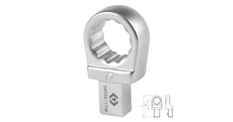 Насадка накидная серии FIT KING TONY 34502117M (17 мм, 9х12 мм)