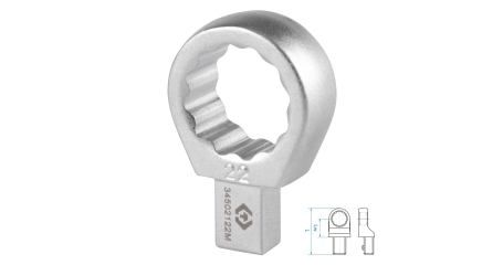 Насадка накидная серии FIT KING TONY 34502122M (22 мм, 9х12 мм)