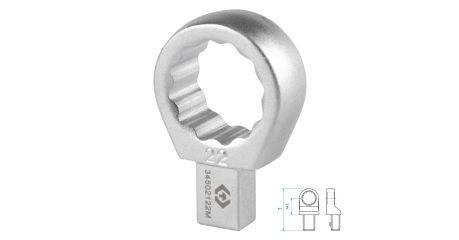 Насадка накидная серии FIT KING TONY 34502122M (22 мм, 9х12 мм)