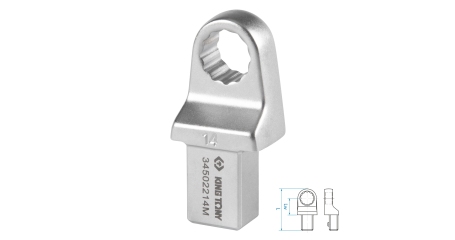 Насадка накидная серии FIT KING TONY 34502214M (14 мм, 14х18 мм)