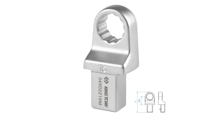 Насадка накидная серии FIT KING TONY 34502216M (16 мм, 14х18 мм)