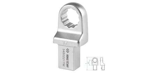 Насадка накидная серии FIT KING TONY 34502217M (17 мм, 14х18 мм)