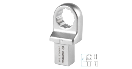 Насадка накидная серии FIT KING TONY 34502219M (19 мм, 14х18 мм)