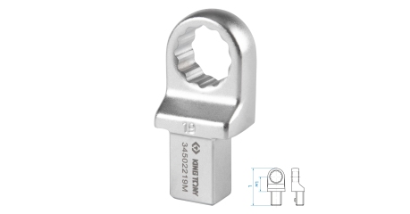 Насадка накидная серии FIT KING TONY 34502219M (19 мм, 14х18 мм)
