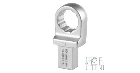 Насадка накидная серии FIT KING TONY 34502221M (21 мм, 14х18 мм)