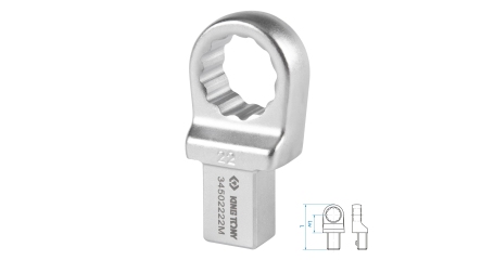 Насадка накидная серии FIT KING TONY 34502222M (22 мм, 14х18 мм)