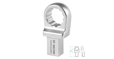Насадка накидная серии FIT KING TONY 34502222M (22 мм, 14х18 мм)