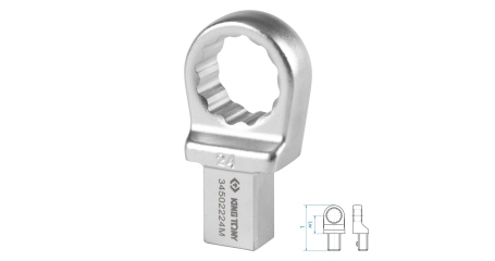 Насадка накидная серии FIT KING TONY 34502224M (24 мм, 14х18 мм)