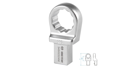 Насадка накидная серии FIT KING TONY 34502224M (24 мм, 14х18 мм)