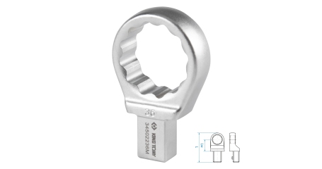 Насадка накидная серии FIT KING TONY 34502236M (36 мм, 14х18 мм)