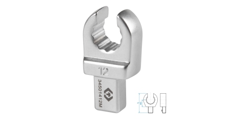 Насадка разрезная серии FIT KING TONY 34501412M (12 мм, 9х12 мм)