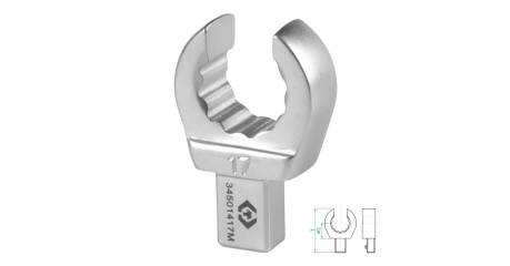 Насадка разрезная серии FIT KING TONY 34501417M (17 мм, 9х12 мм)