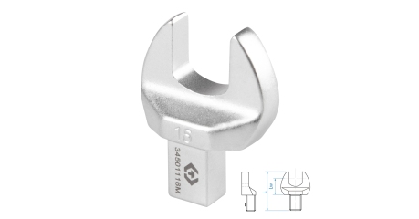 Насадка рожковая серии FIT KING TONY 34501116M (16 мм, 9х12 мм)