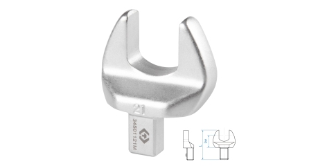 Насадка рожковая серии FIT KING TONY 34501121M (21 мм, 9х12 мм)