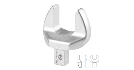 Насадка рожковая серии FIT KING TONY 34501122M (22 мм, 9х12 мм)