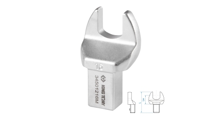 Насадка рожковая серии FIT KING TONY 34501216M (16 мм, 14х18 мм)