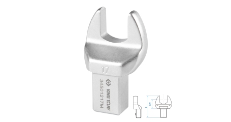 Насадка рожковая серии FIT KING TONY 34501217M (17 мм, 14х18 мм)