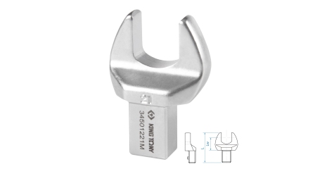 Насадка рожковая серии FIT KING TONY 34501221M (21 мм, 14х18 мм)