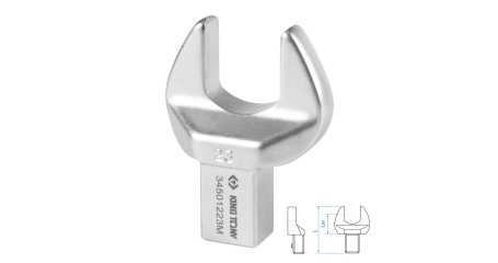 Насадка рожковая серии FIT KING TONY 34501223M (23 мм, 14х18 мм)