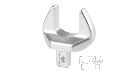 Насадка рожковая серии FIT KING TONY 34501224M (24 мм, 14х18 мм)