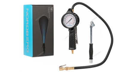 Пистолет профессиональный для подкачки колес универсальный для легковых и грузовых авто NORDBERG TI81