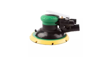 Пневматическая роторно-орбитальная шлифовальная машинка с пылеотводом GARWIN PRO GS-ORB-5 (150 мм, 15 отверстий, орбита 5 мм)