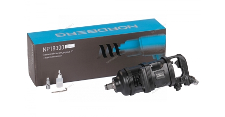 Пневмогайковерт ударный NORDBERG NP18300 (1", с коротким валом 3600 Нм)