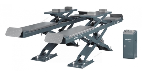 Подъемник ножничный для сход-развала NORDBERG N635-5,5G_380_H (5,5 т, 380 В, 2 уровня, серый)