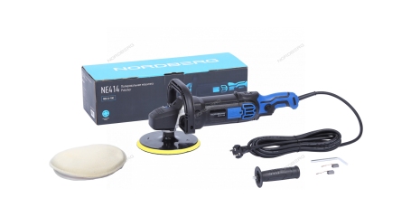 Полировальная машинка NORDBERG NE414-180 (диск 180 мм, 600-3000 об/мин, 1500 Вт)