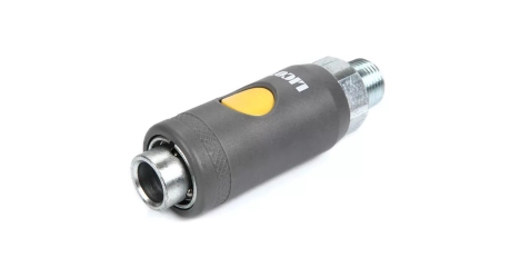 Разъем пневматический быстросъемный двухкомпонентный с предохранителем Licota SR30PM (3/8" внешняя резьба)