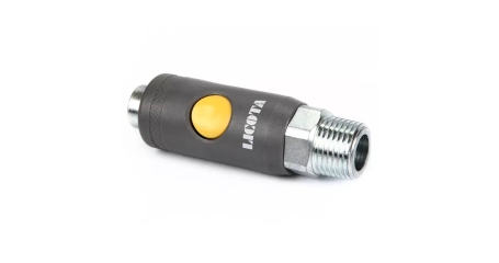 Разъем пневматический быстросъемный двухкомпонентный с предохранителем Licota SR40PM (1/2