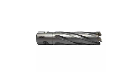 Сверло корончатое GARWIN INDUSTRIAL 102845-12 (12 мм, с твспл. пласт., унив. хвостовик 3/4", WELDON/NITTO ф19,05 мм, TCT, глубина сверления Lap50 мм)