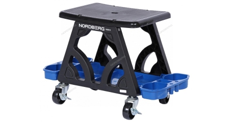Сиденье ремонтное на колесах с лотком для инструмента NORDBERG N30S11