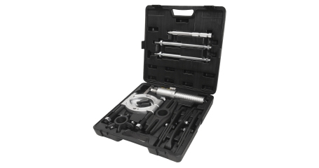 Съемник гидравлический JTC PM820 (8 т, длина 229x270, ширина 100x95, поршень 85 мм, масса 18 кг в кейсе)