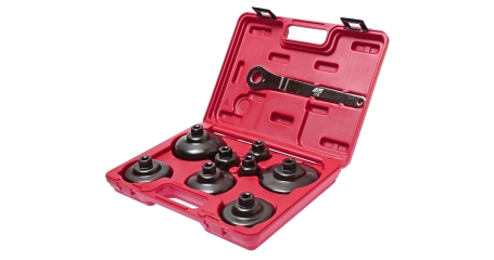 Съемник фильтров масляных JTC 1448 (9 предметов, чашка в кейсе)