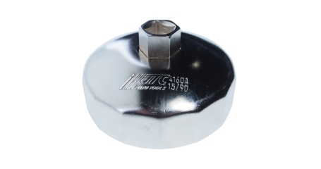 Съемник фильтров масляных 15-тигранный JTC 4160A (90 мм, чашка)