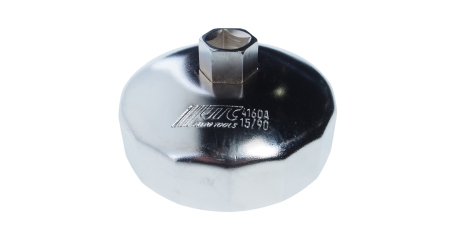 Съемник фильтров масляных 15-тигранный JTC 4160A (90 мм, чашка)