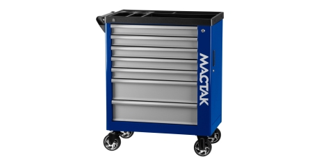 Тележка инструментальная НОВА МАСТАК 521-07580B (7 выдвижных ящиков, синяя)