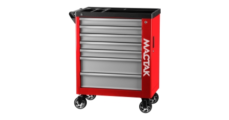 Тележка инструментальная НОВА МАСТАК 521-07580R (7 выдвижных ящиков, красная)