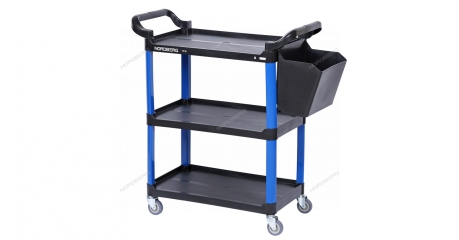 Тележка инструментальная NORDBERG T31B (3 пластиковые полки, синяя)