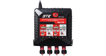 Устройство зарядное GTE-C301 (6-12 V, 1,5 А, 60 Ач)