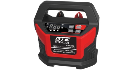 Устройство зарядное GTE-C320 (12-24 V, 20 A, 200 Ач)