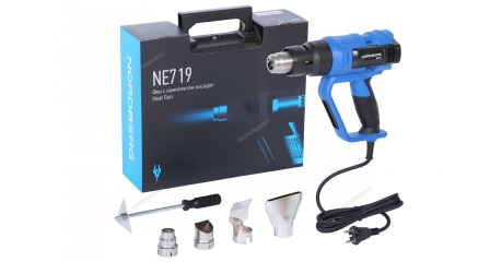 Фен NORDBERG NE719 (4 насадки, в кейсе, 50-600 °С, 2000 Вт)