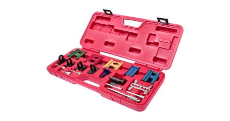 Фиксатор распредвала для установки фаз ГРМ универсальный JTC 1548 (19 предметов в кейсе)